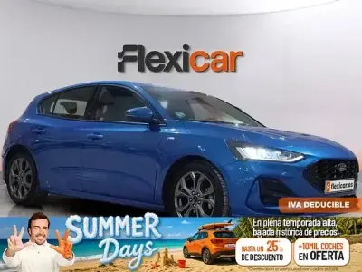 Usado Ford Focus ST-Line 125 CV (91 kW) 2023 Azul Berlina