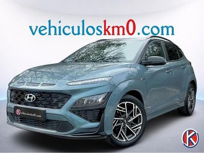 Usado Hyundai Kona N Line 120 CV (88 kW) 2021 Gris SUV