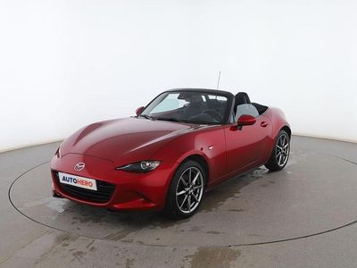 Rojo Usado 2024 Mazda MX5 Exclusive-Line Descapotable | 32.499 € (Precio justo)