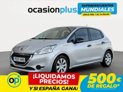 Usado Peugeot 208 Business-Line 68 CV (50 kW) 2014 Gris Utilitario