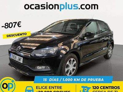 Usado VW Polo Edition 60 CV (44 kW) 2016 Negro Utilitario