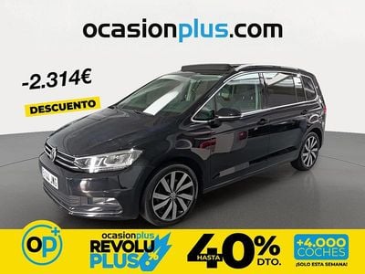 Usado VW Touran Sport 150 CV (110 kW) 2017 Negro Monovolumen