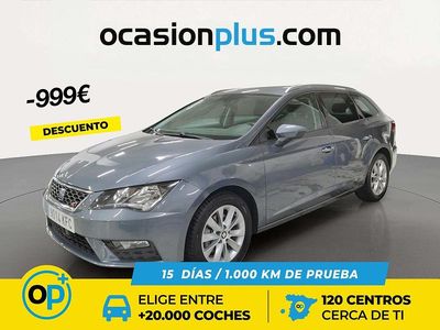 Käytetty Seat Leon Style Plus 115 HP (84 kW) 2017 Harmaa Farmari