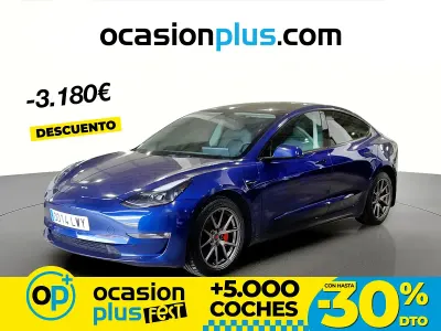 Usado Tesla Model 3 366 kW (498 CV) 2022 Azul Berlina