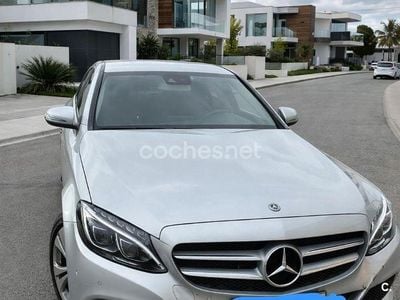 Usado Mercedes C220 170 CV (125 kW) 2018 Gris / plata Berlina
