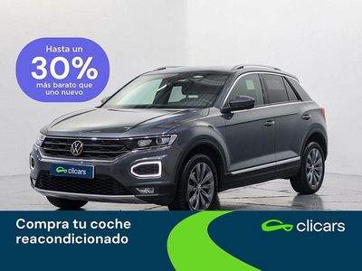 Gris / plata Usado 2021 VW T-Roc Sport SUV | 21.990 € (Precio justo)