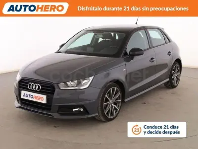 Usado Audi A1 Sportback 90 CV (66 kW) 2015 Gris / plata Utilitario