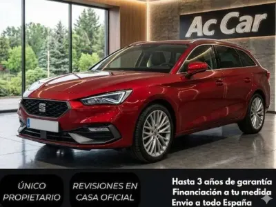 Usado Seat Leon XCELLENCE 150 CV (110 kW) 2022 Rojo Familiar
