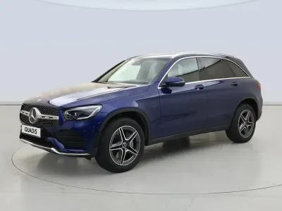 Usado Mercedes GLC300e 320 CV (235 kW) 2021 Azul SUV