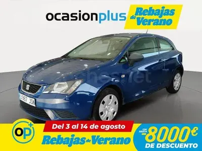 Usado Seat Ibiza SC Reference 75 CV (55 kW) 2016 Azul Utilitario