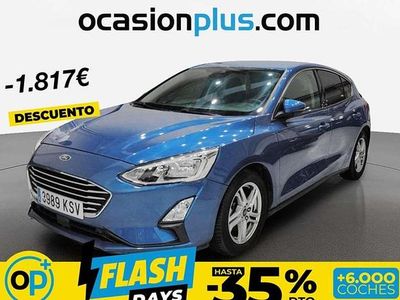 Usado Ford Focus Trend+ 125 CV (91 kW) 2019 Azul Utilitario