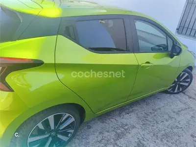 Usado Nissan Micra 90 CV (66 kW) 2017 Verde Utilitario