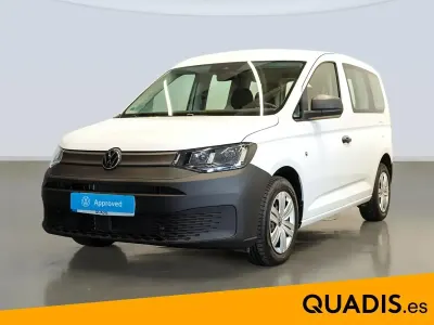 Usado VW Caddy 102 CV (75 kW) 2022 Blanco Monovolumen