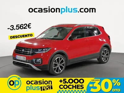 Usado VW T-Cross Sportline 150 CV (110 kW) 2021 Rojo SUV