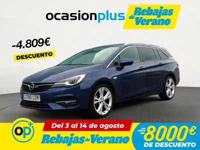 Usado Opel Astra Elegance 122 CV (89 kW) 2019 Azul Familiar
