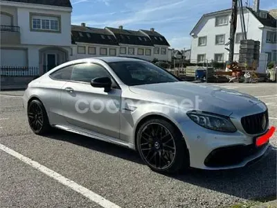Usado Mercedes C63S AMG 510 CV (375 kW) 2019 Gris / plata Coupe