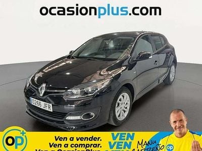 Usado Renault Mégane III LIMITED 95 CV (69 kW) 2015 Negro Utilitario