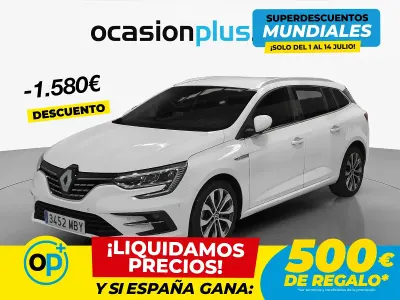 Usado Renault Mégane GrandTour Techno 140 CV (102 kW) 2022 Blanco Familiar