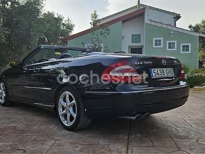 Negro Usado 2004 Mercedes CLK500 Avantgarde Descapotable | 13.900 € (Caro)
