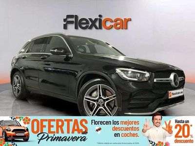 Usado Mercedes GLC220 170 CV (125 kW) 2020 Negro SUV