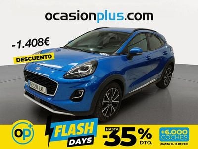 Usado Ford Puma Titanium 120 CV (88 kW) 2020 Azul Recogida