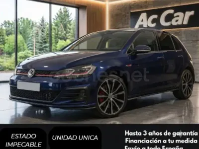 Usado VW Golf VII GTI 230 CV (169 kW) 2018 Azul Berlina