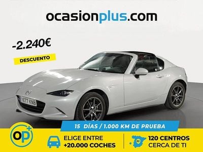 Usado Mazda MX5 131 CV (96 kW) 2018 Blanco Descapotable