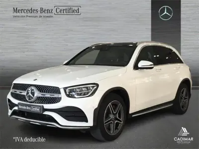 Usado Mercedes GLC220 194 CV (142 kW) 2021 Blanco polar SUV