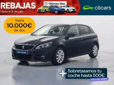 Usado Peugeot 308 Style 130 CV (95 kW) 2018 Azul Berlina