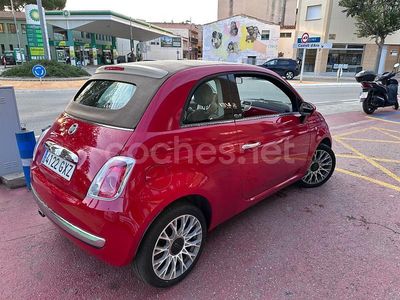 Usado Fiat 500C Lounge 69 CV (50 kW) 2010 Rojo Descapotable