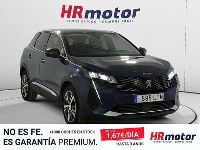 Usado Peugeot 3008 Allure 132 CV (97 kW) 2021 Azul SUV