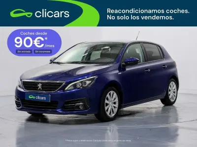 Usado Peugeot 308 Style 131 CV (96 kW) 2019 Azul Utilitario