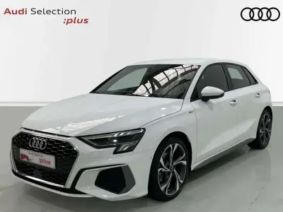 Usado Audi A3 Sportback S-Line 150 CV (110 kW) 2022 Blanco Utilitario