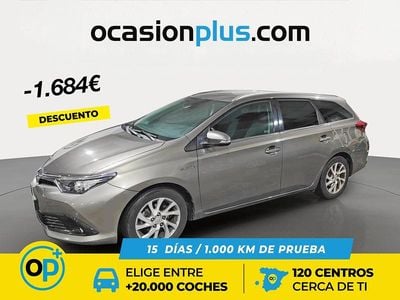 Gris / plata Usado 2017 Toyota Auris Hybrid Active Familiar | 15.990 € (Un poco caro)