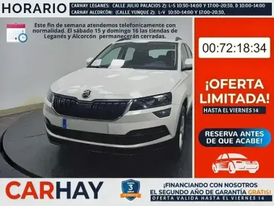 Usado Skoda Karoq Ambition 150 CV (110 kW) 2021 Blanco SUV