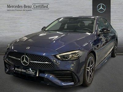 Usado Mercedes C200 AMG line 163 CV (119 kW) 2025 Azul sodalita