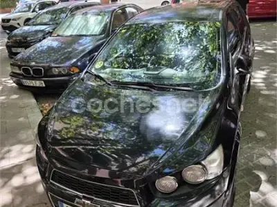 Usado Chevrolet Aveo LTZ 95 CV (69 kW) 2011 Negro Berlina