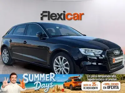 Usado Audi A3 110 CV (80 kW) 2017 Negro Berlina