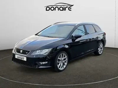 Usado Seat Leon FR 150 CV (110 kW) 2015 Negro