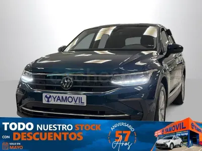 Begagnad VW Tiguan 130 HK (95 kW) 2022 Blå SUV