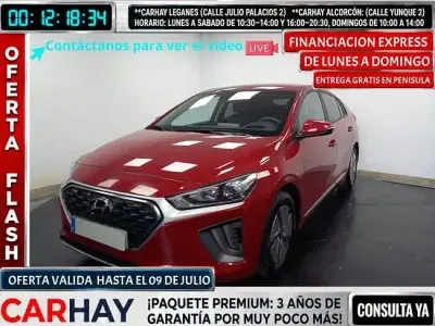 Usado Hyundai Ioniq 141 CV (103 kW) 2021 Rojo Utilitario