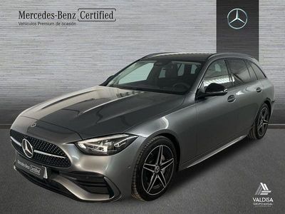 Usado Mercedes C220 AMG line 200 CV (147 kW) 2024 Gris Familiar