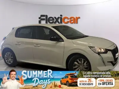 Usado Peugeot 208 Active 100 CV (73 kW) 2022 Blanco Utilitario
