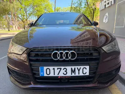 Usado Audi A3 S-line plus 184 CV (135 kW) 2016 Granate Berlina