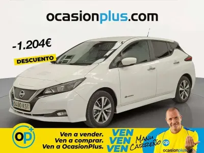 Usado Nissan Leaf Acenta 160 kW (218 CV) 2019 Blanco Utilitario