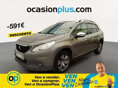 Usado Peugeot 2008 Style 110 CV (80 kW) 2017 Gris SUV