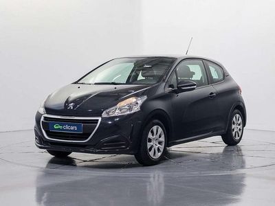 Usado Peugeot 208 Access 82 CV (60 kW) 2016 Negro Utilitario
