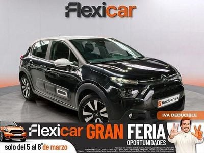 Usado Citroën C3 Feel 110 CV (80 kW) 2022 Negro Utilitario