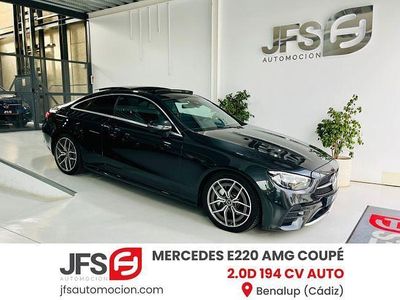 Usado Mercedes E220 AMG 194 CV (142 kW) 2021 Gris Coupe