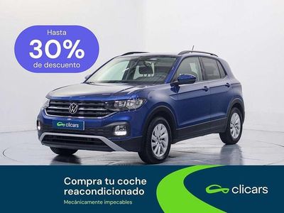 Usado VW T-Cross Advance 110 CV (80 kW) 2022 Azul SUV